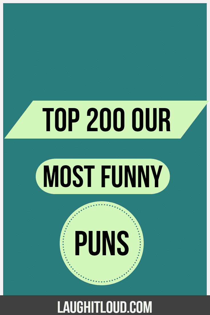 Puns: Top 200 Our Most Funny Puns | Laughitloud